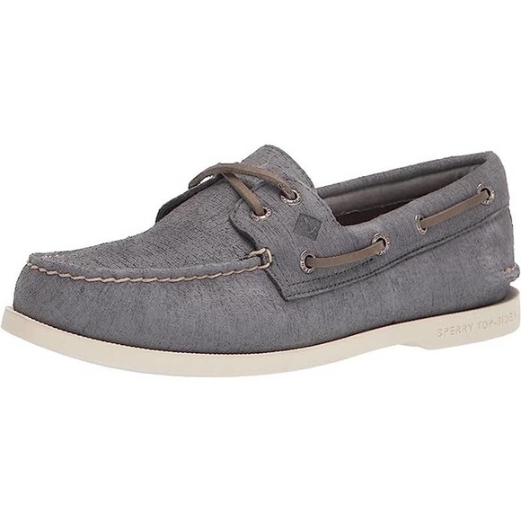 Sperry Men's Authentic Original PLUSHWAVE Boat Shoe, Navy Check, 7.5 - Picture 1 of 8